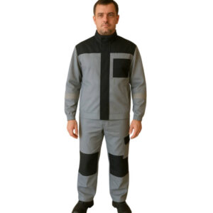 Costume working antistatic (pants and gray jacket with black) 4Worker
